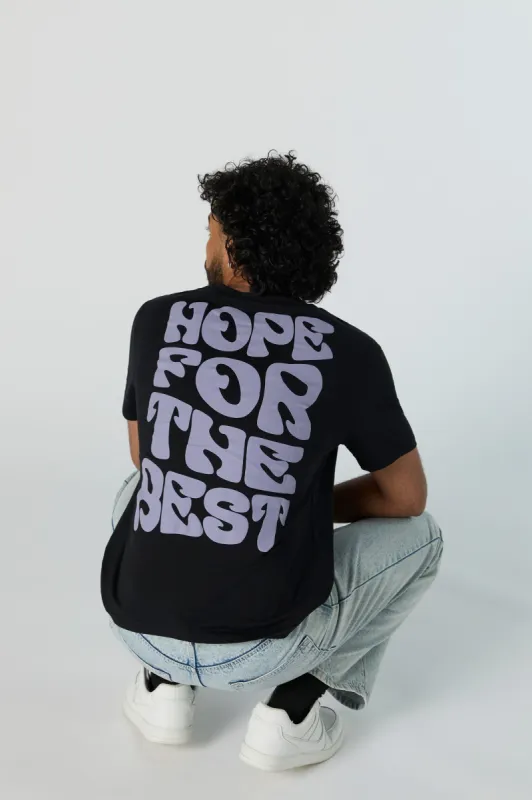 Hope for the Best Graphic T-Shirt sold by Urban Planet