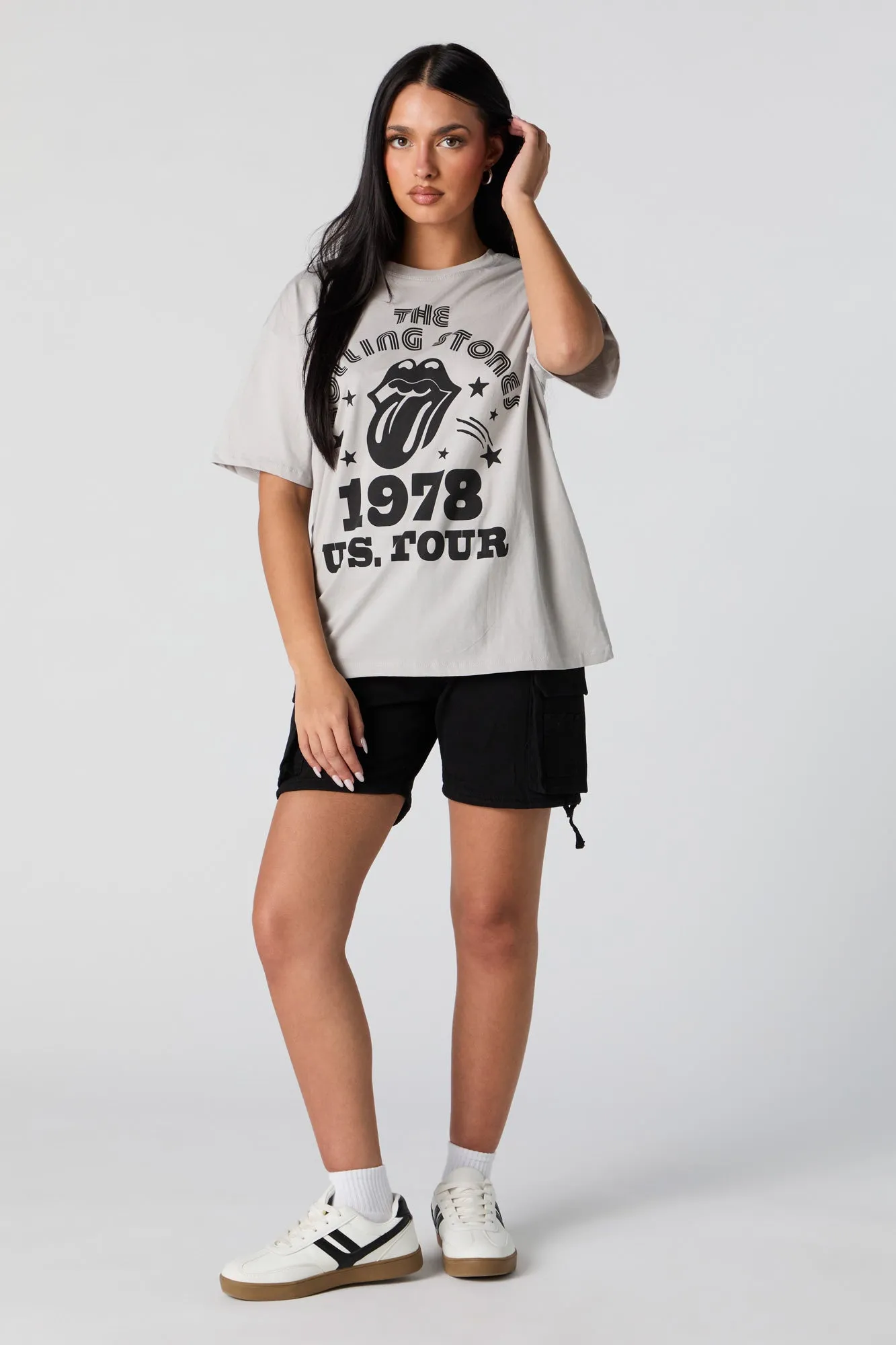 The Rolling Stones Graphic Boyfriend T-Shirt sold by Urban Planet product image thumbnail 3