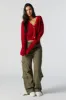 Knit Button-Up Cardigan sold by Urban Planet
