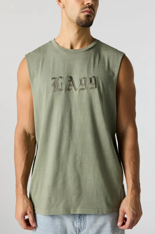 LA 99 Embroidered Tank sold by Urban Planet