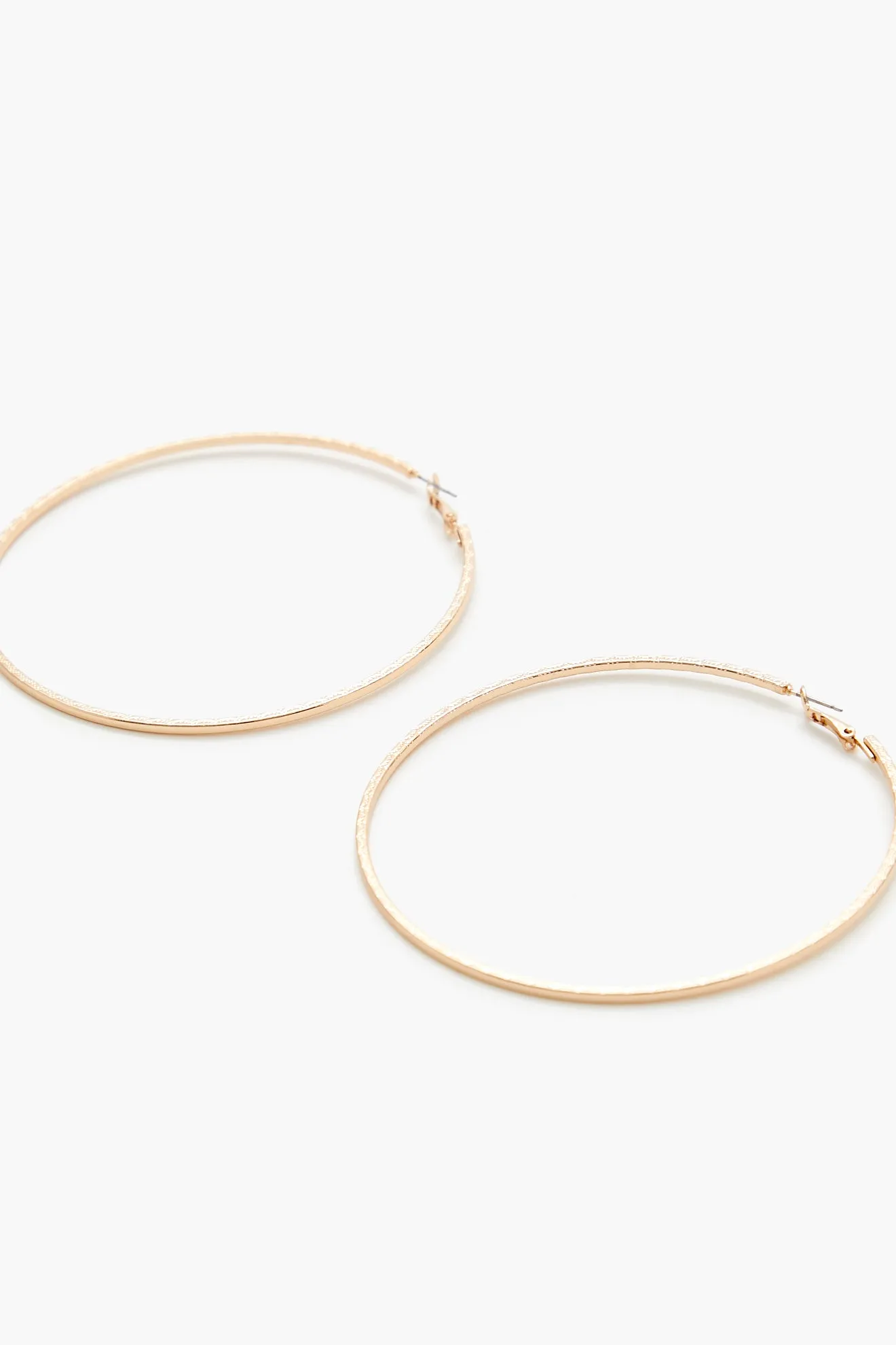 Etched Oversized Hoop Earring sold by Urban Planet product image thumbnail 2