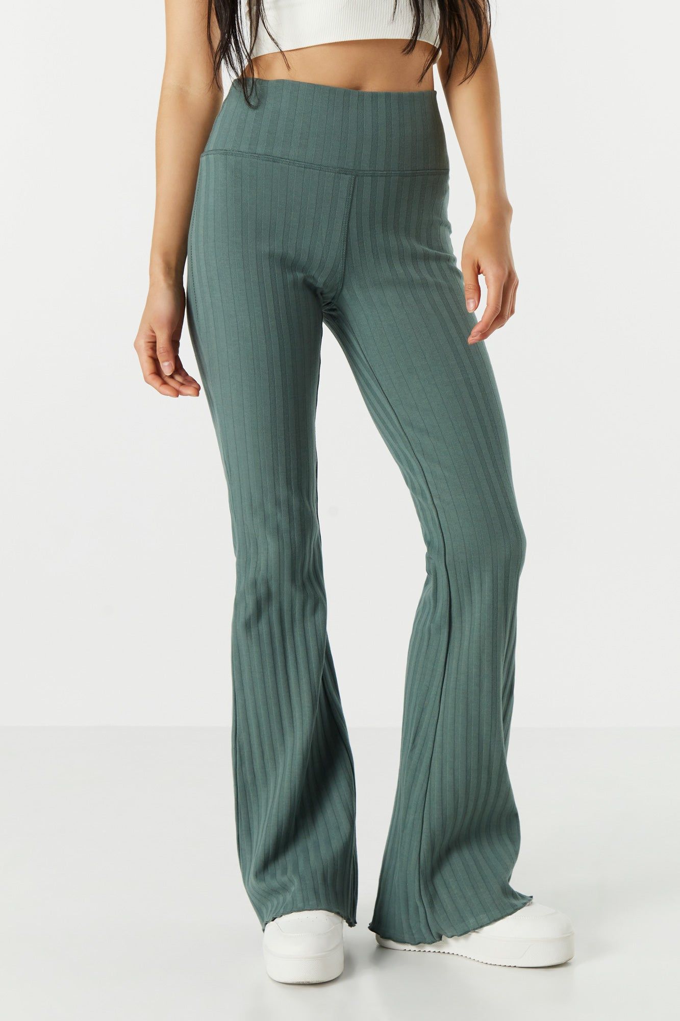 Pantalon côtelé à enfiler à taille haute sold by Urban Planet product image thumbnail 8