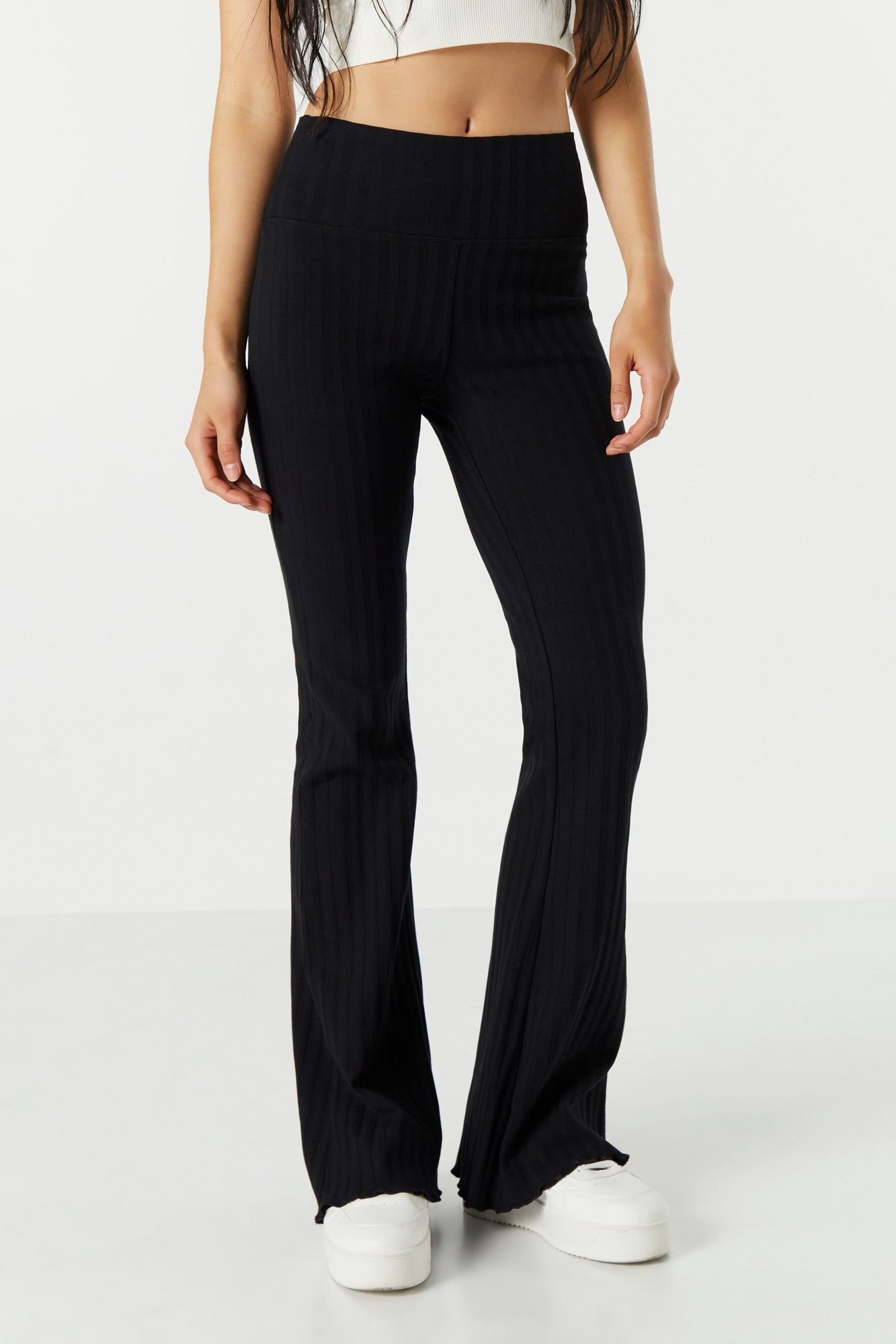 Pantalon côtelé à enfiler à taille haute sold by Urban Planet product image thumbnail 5