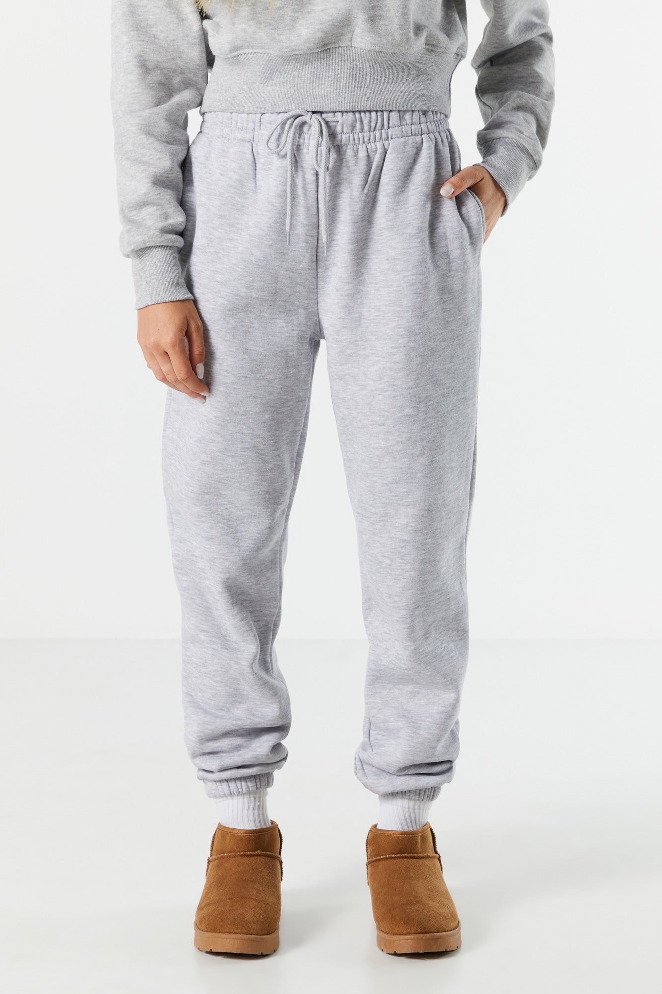 Fleece High Rise Jogger sold by Urban Planet product image thumbnail 2