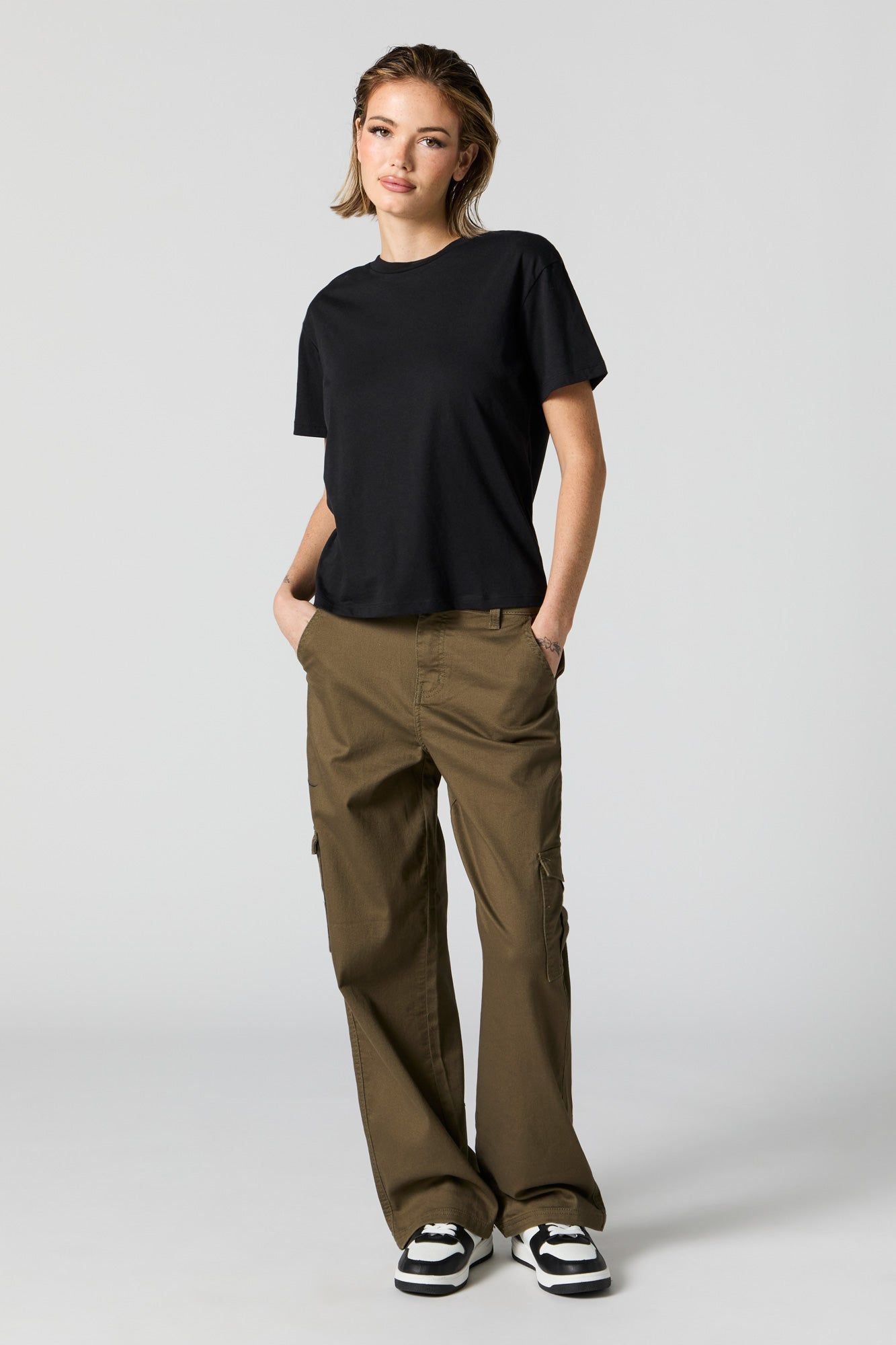 Wide Leg Cargo Pant sold by Urban Planet
