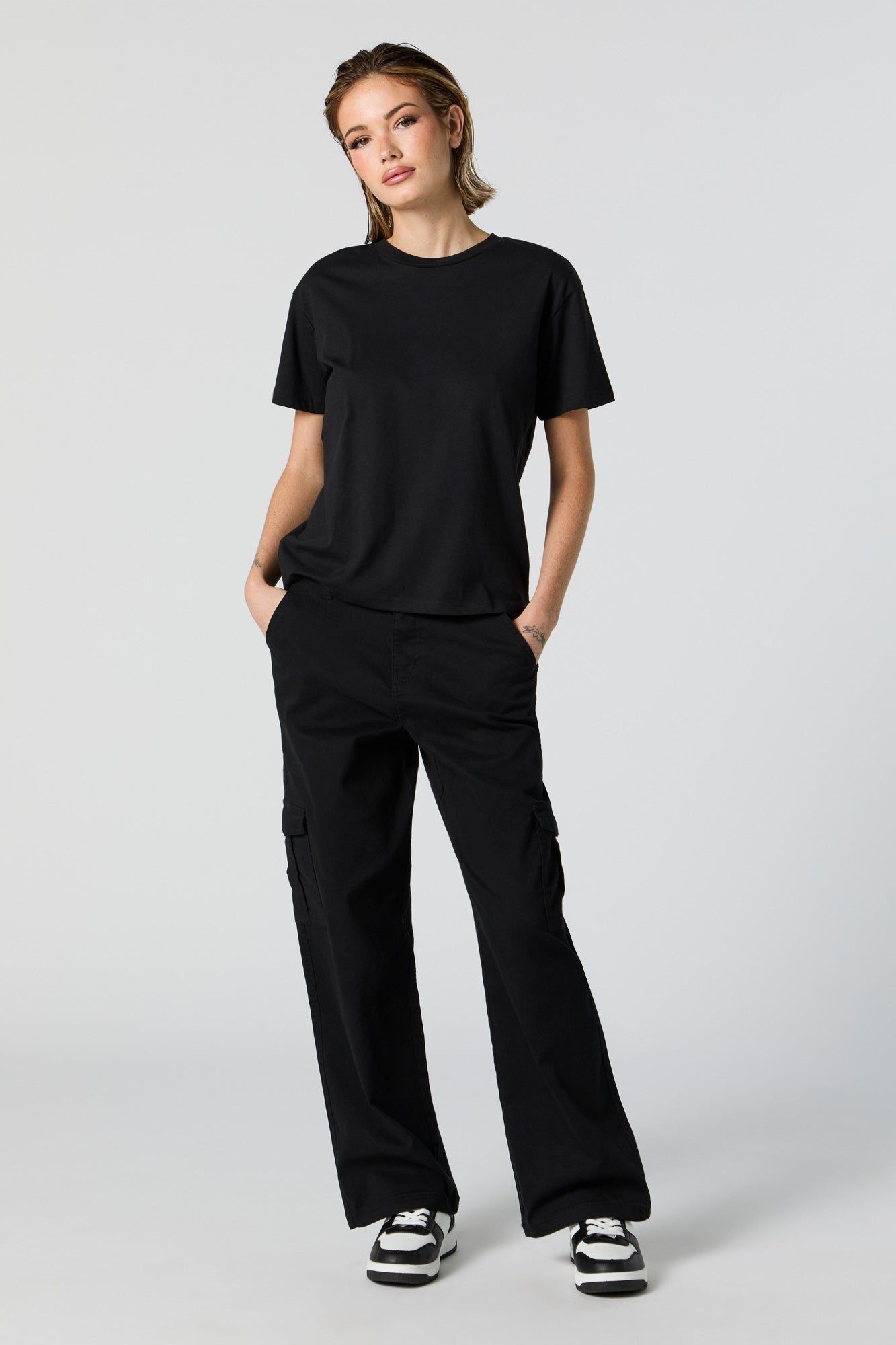 Wide Leg Cargo Pant sold by Urban Planet product image thumbnail 4