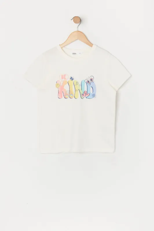 Girls Kind Graphic T-Shirt sold by Urban Planet