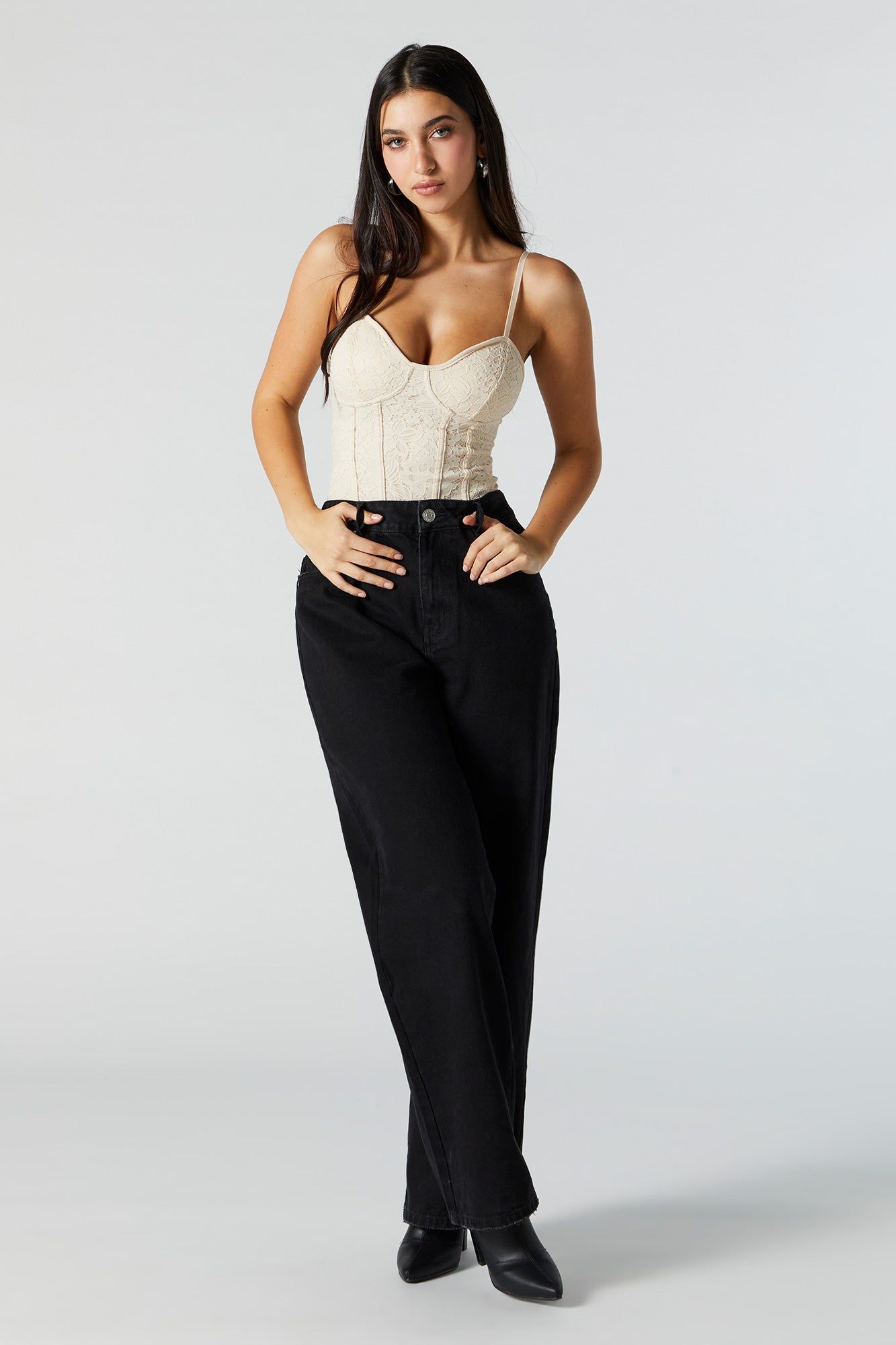 Lace Corset Bodysuit sold by Urban Planet product image thumbnail 3