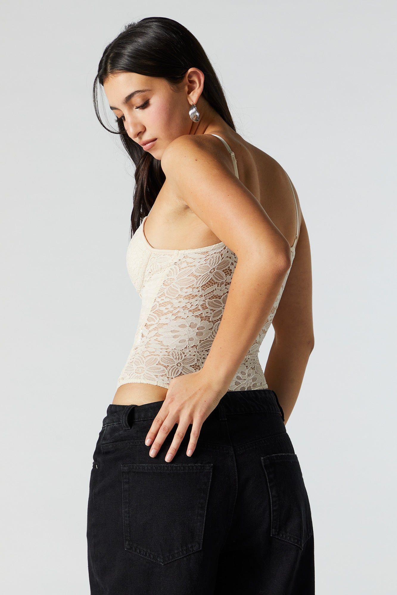 Lace Corset Bodysuit sold by Urban Planet product image thumbnail 2