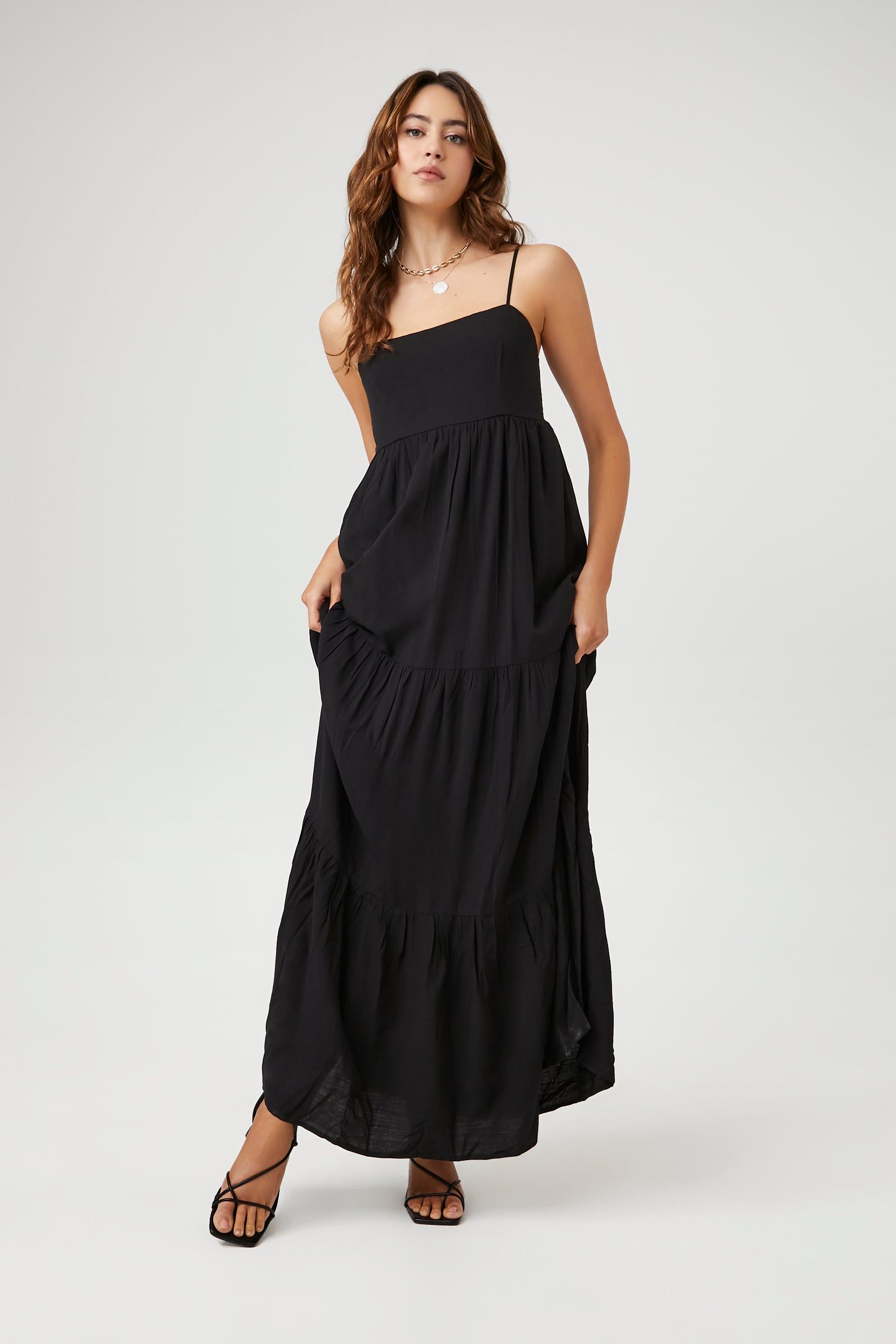 Tiered Cami Maxi Dress sold by Urban Planet
