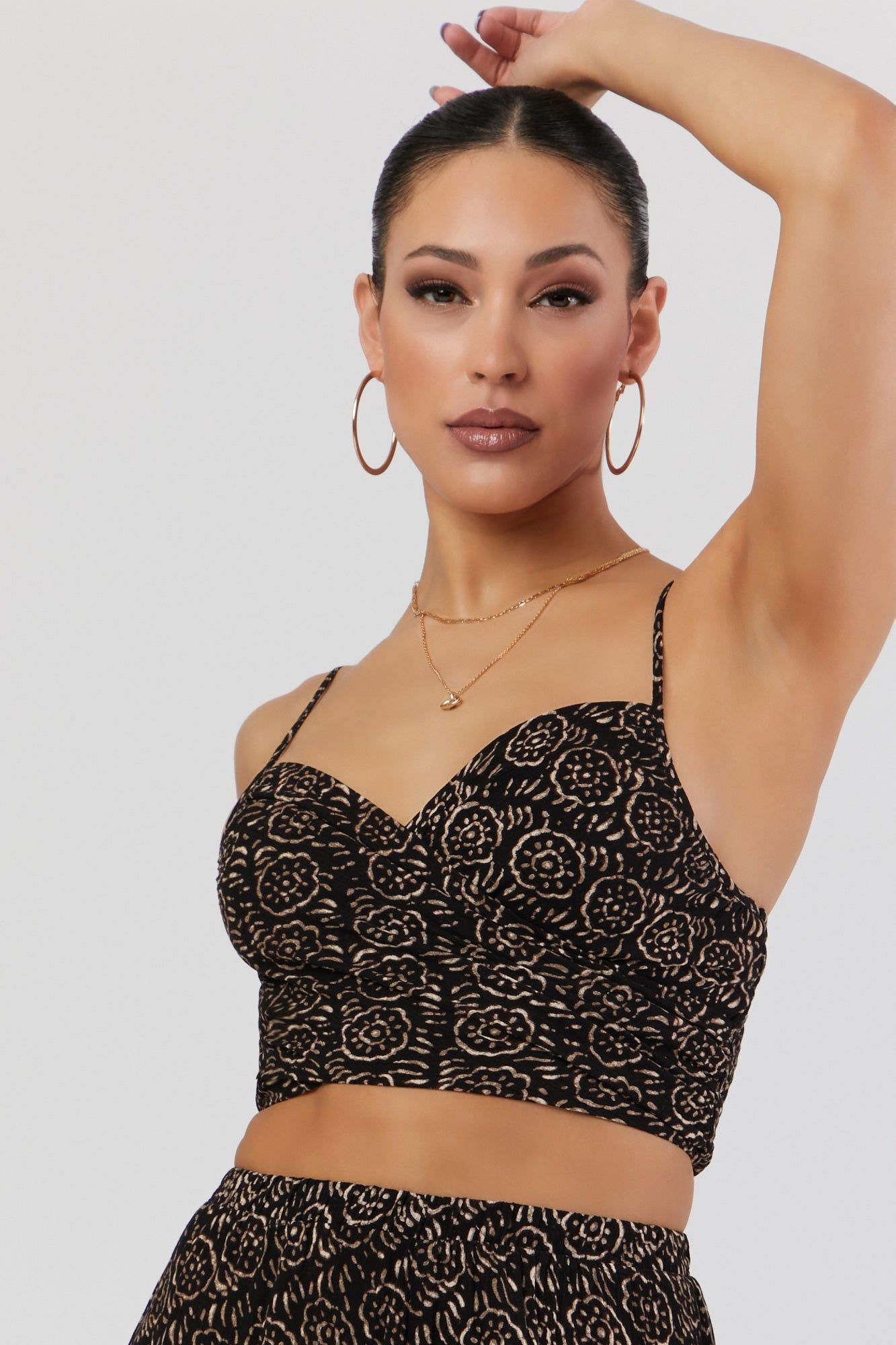 Printed Wrap Cropped Top sold by Urban Planet product image thumbnail 3