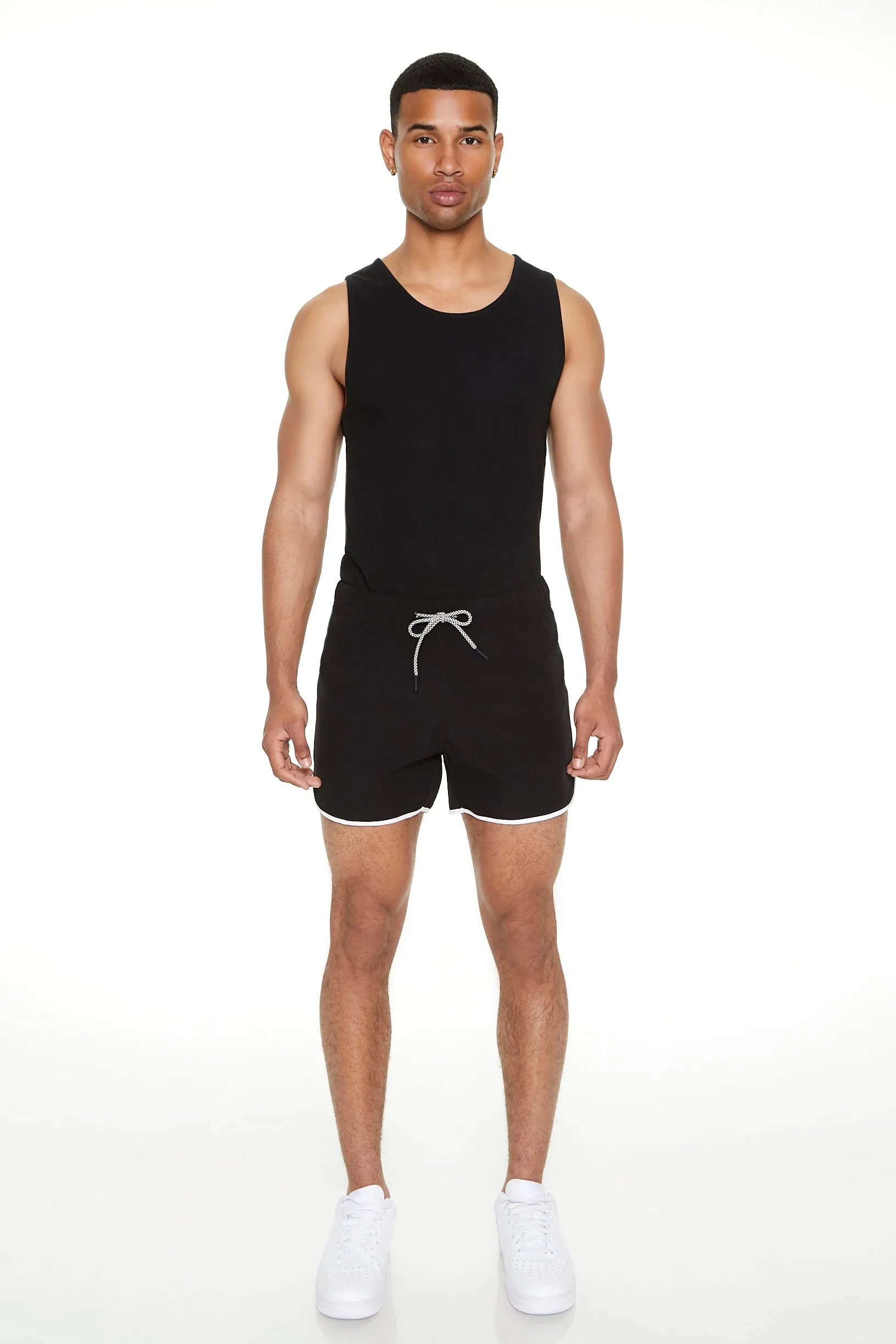 Drawstring Ringer Swim Trunk sold by Urban Planet