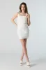 Minirobe lacée en denim sold by Urban Planet
