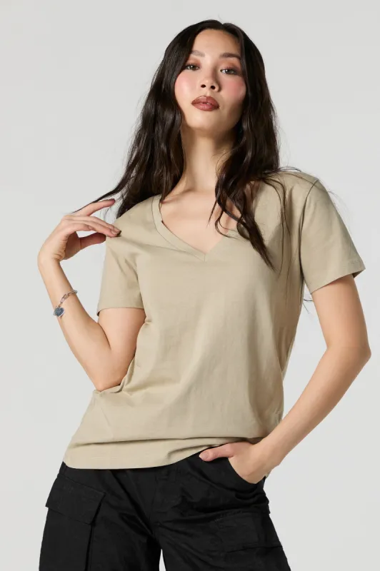 V-Neck Relaxed T-Shirt sold by Urban Planet