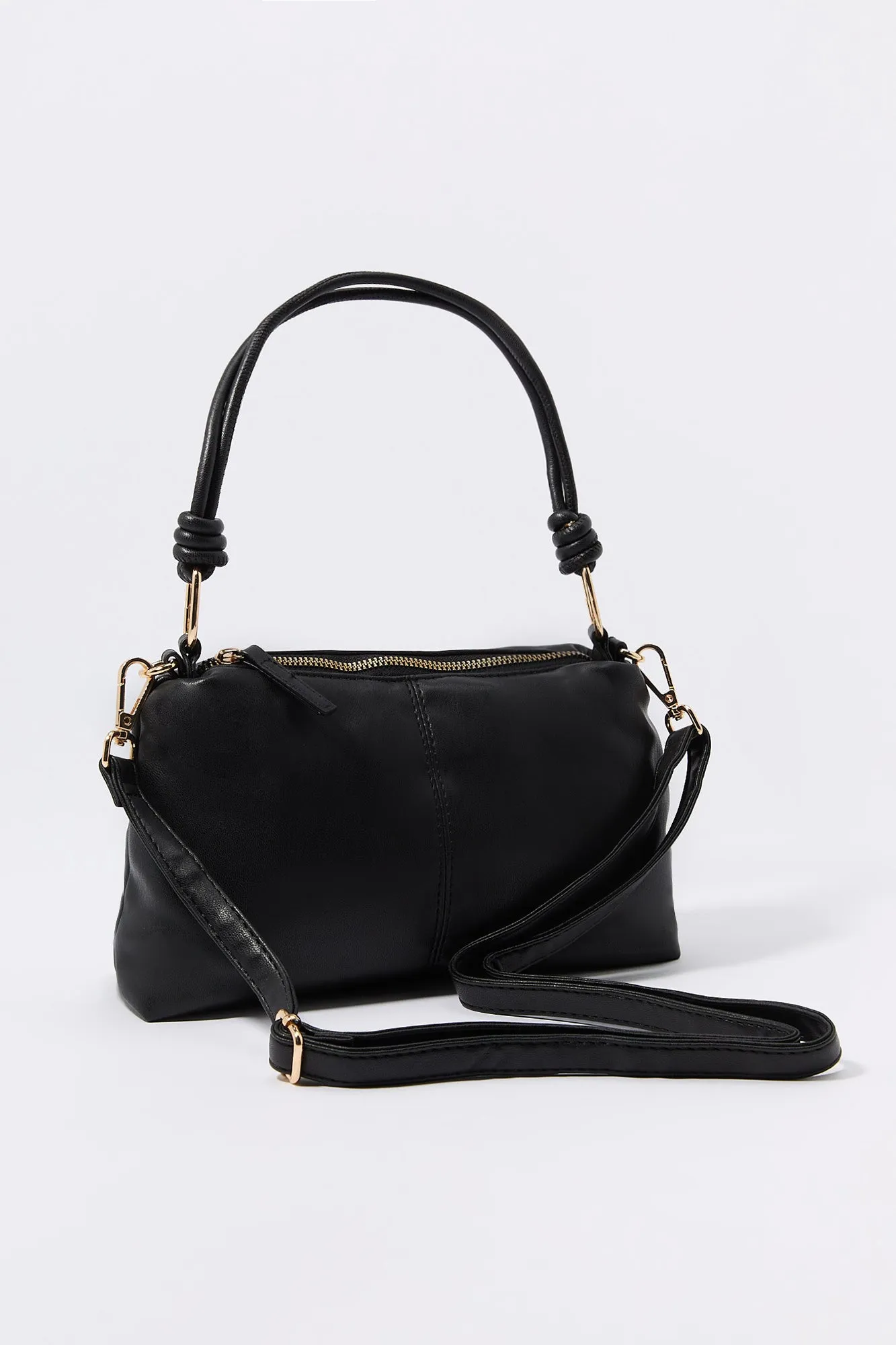 Knotted Handle Crossbody Purse sold by Urban Planet product image thumbnail 5