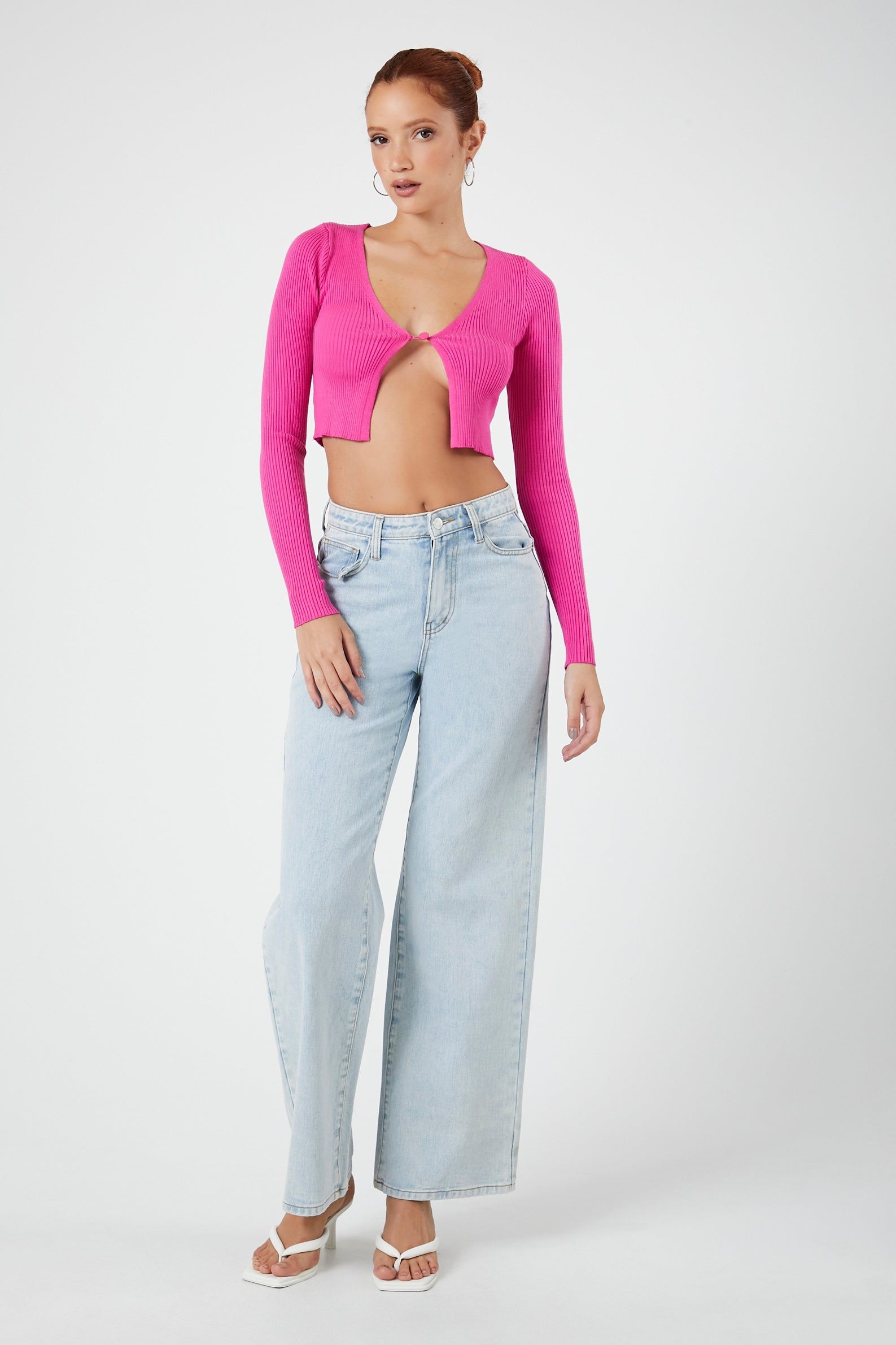 Open Front Knit Cardigan sold by Urban Planet product image thumbnail 4