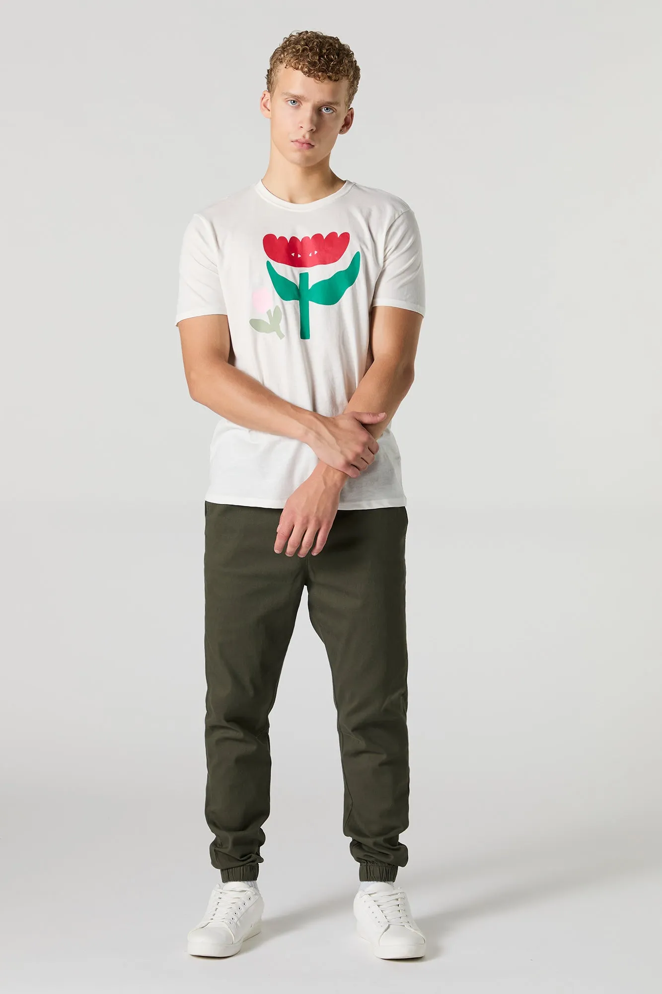 T-shirt à imprimé Flower sold by Urban Planet product image thumbnail 3