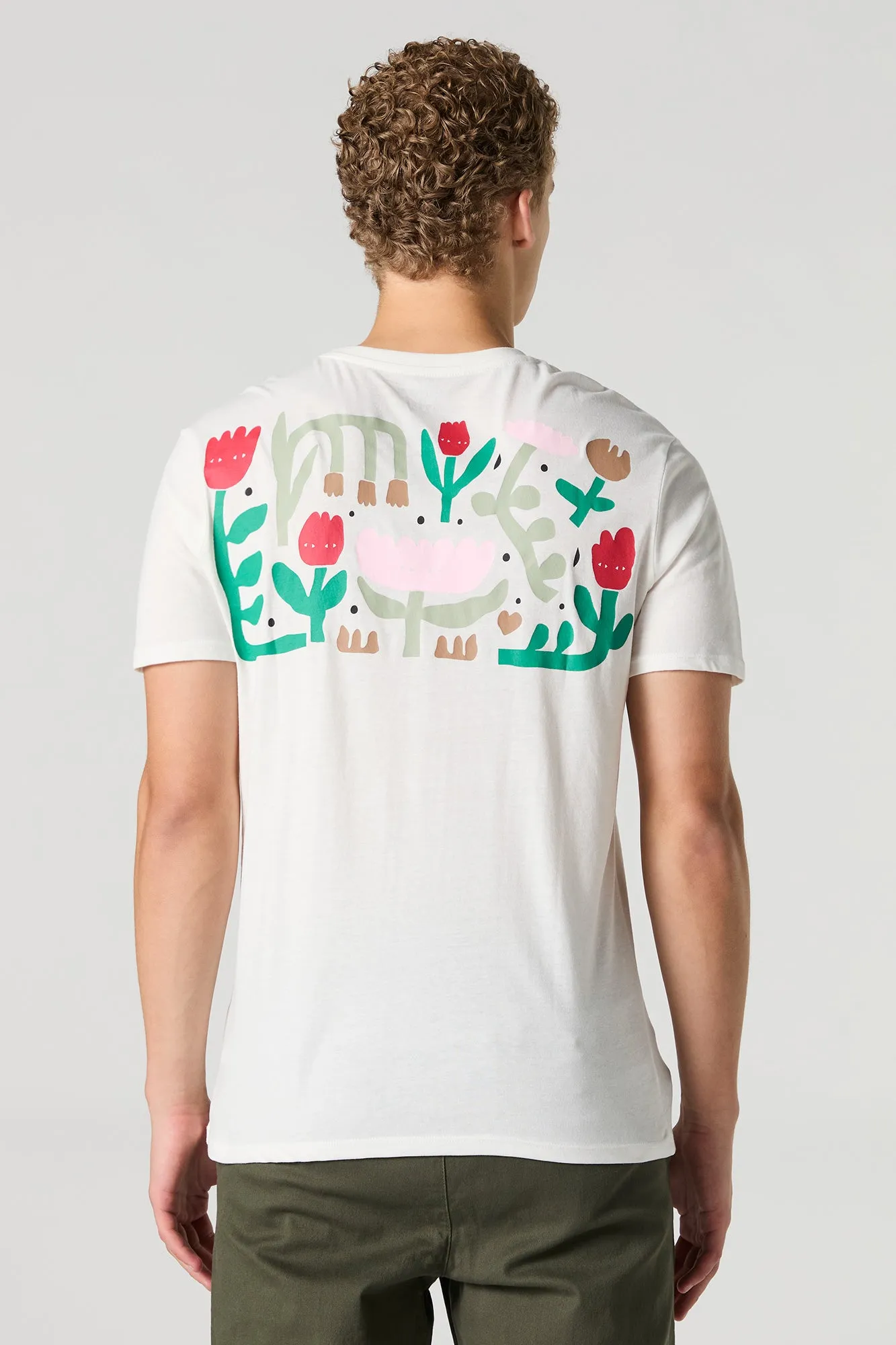 T-shirt à imprimé Flower sold by Urban Planet product image thumbnail 2
