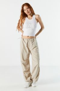 Pantalon parachute uni sold by Urban Planet