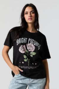 Bright Futures Graphic Boyfriend T-Shirt sold by Urban Planet