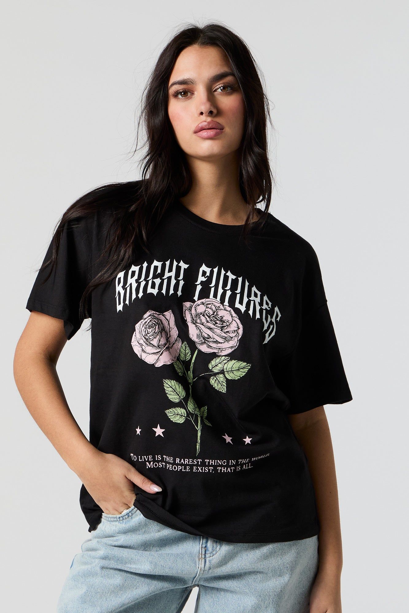 Bright Futures Graphic Boyfriend T-Shirt sold by Urban Planet product image thumbnail 2