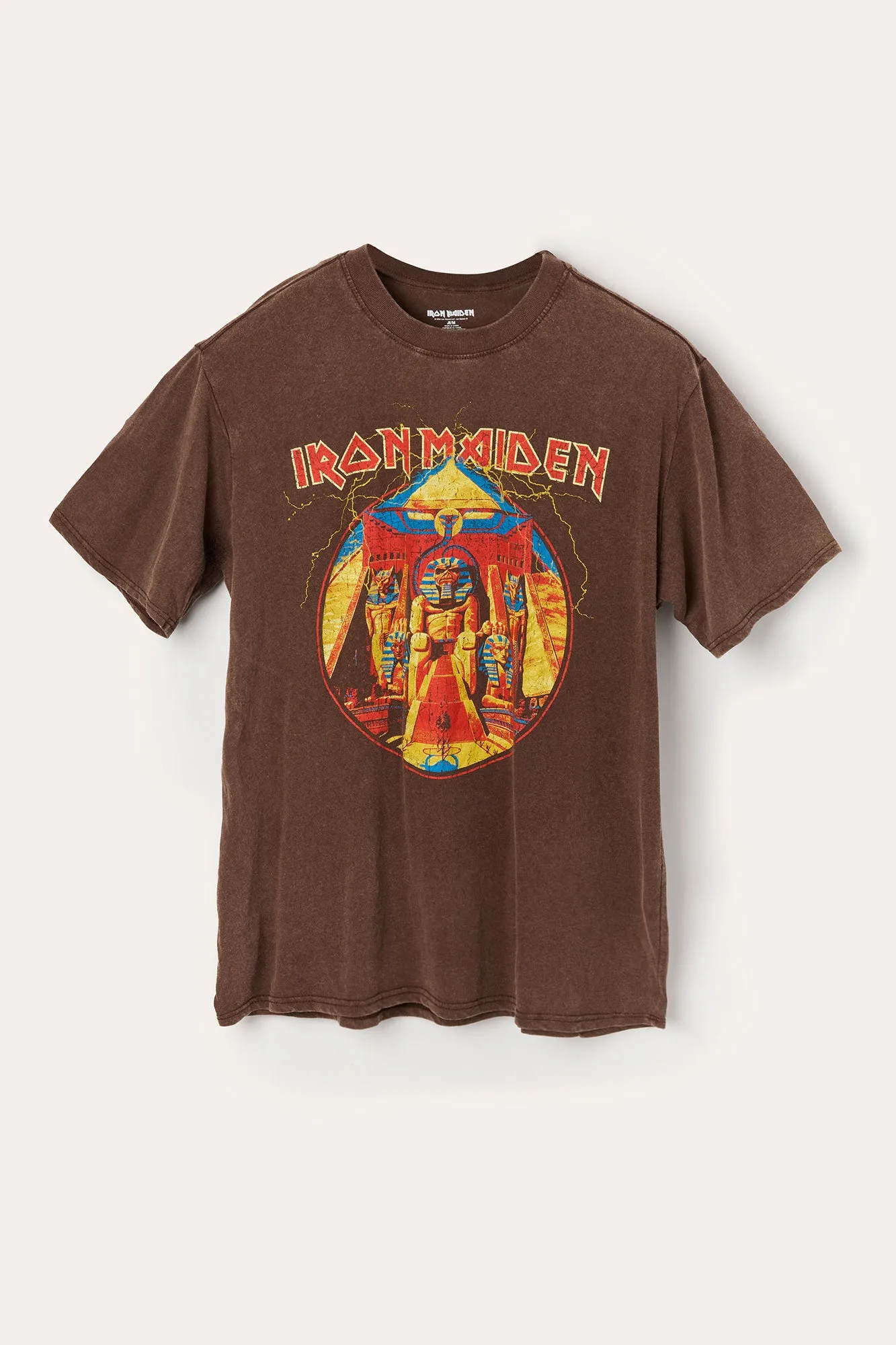 Iron Maiden Graphic Washed T-Shirt sold by Urban Planet product image thumbnail 4