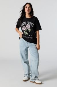 Bright Futures Graphic Boyfriend T-Shirt sold by Urban Planet