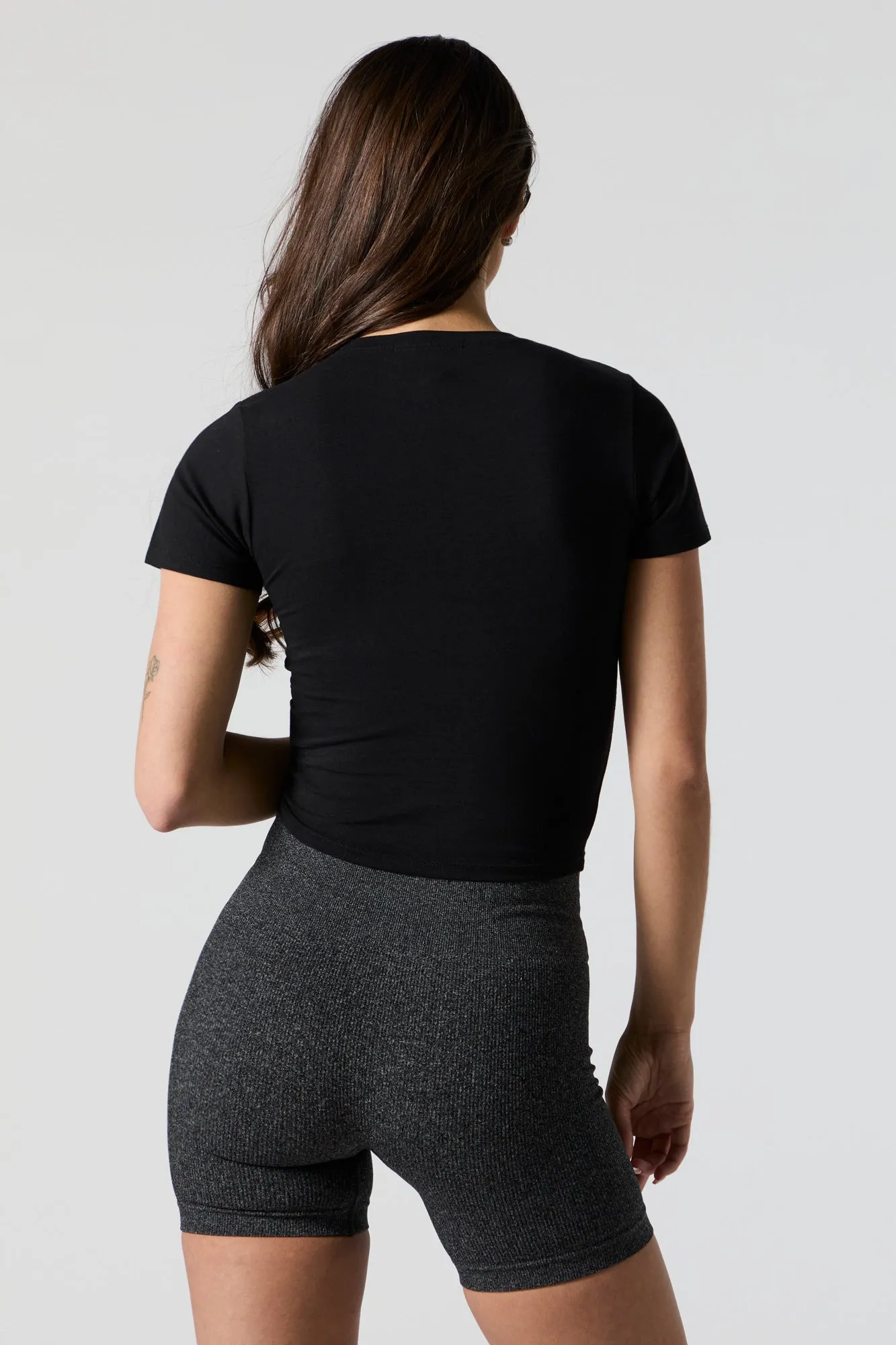 T-shirt ras du cou ultracourt sold by Urban Planet product image thumbnail 5