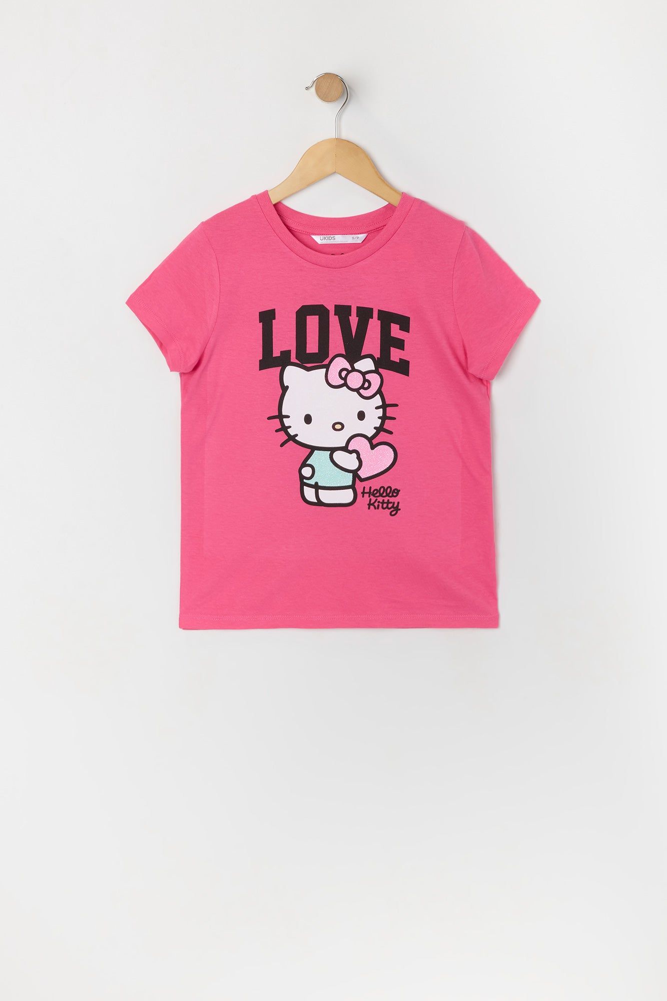 Girls Hello Kitty Love Graphic T-shirt sold by Urban Planet
