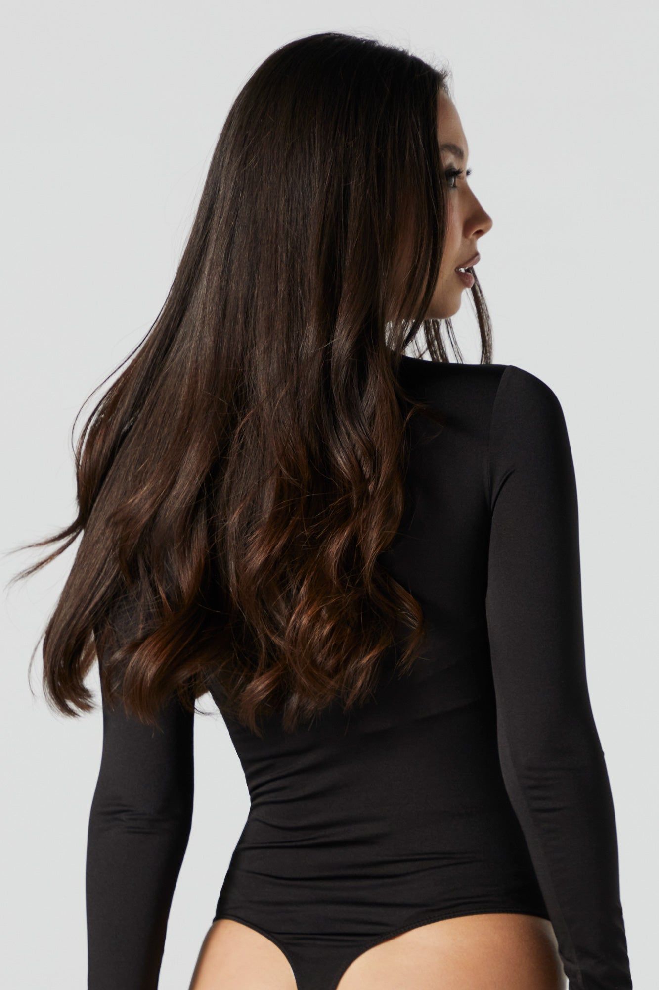 Contour Ruched Long Sleeve Bodysuit sold by Urban Planet product image thumbnail 3