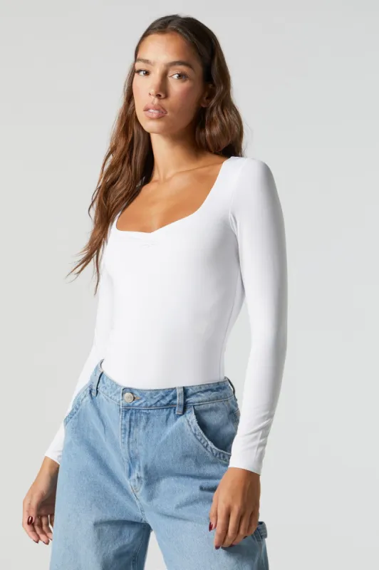 Contour Sweetheart Long Sleeve Bodysuit sold by Urban Planet