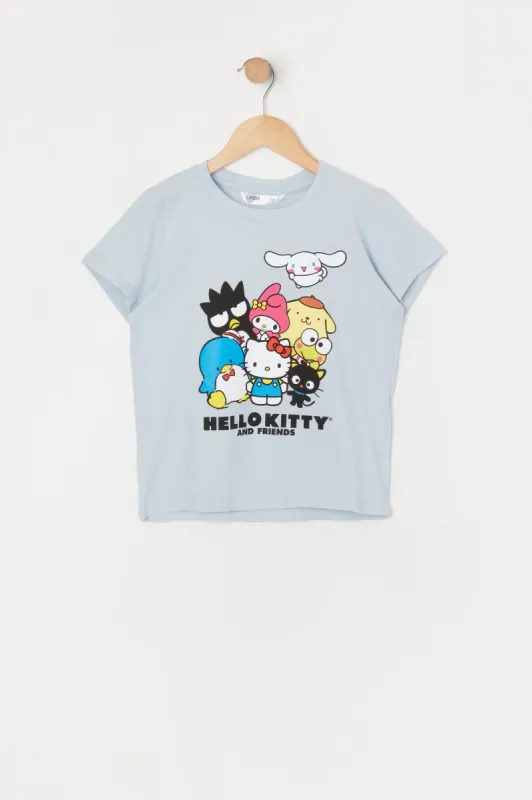 Tシャツ・カットソー (W) Adidas x Hello Kitty Trefoil Boxy T-Shirt White adidas Hello Kitty Trefoil Boxy T-Shirt With Brand Logo