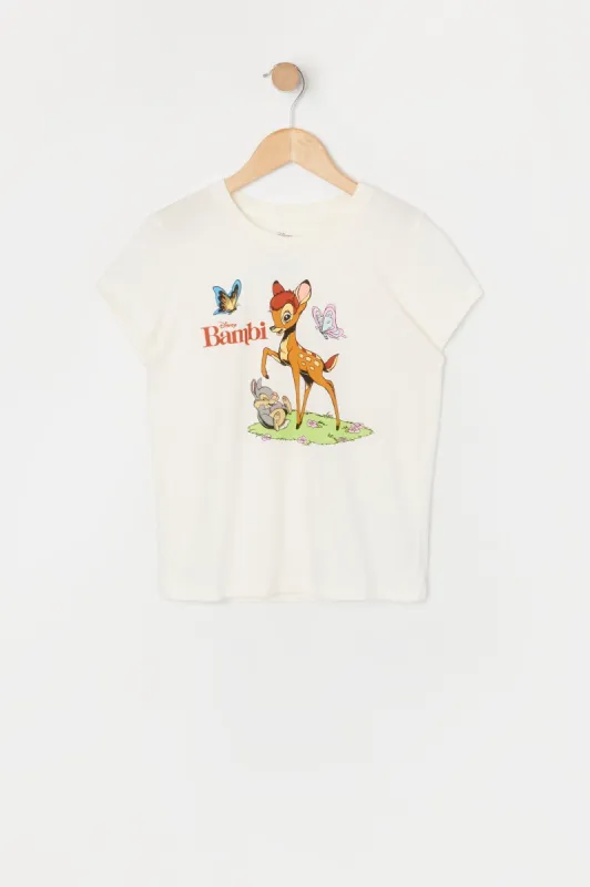 Girls Bambi Graphic T-Shirt sold by Urban Planet