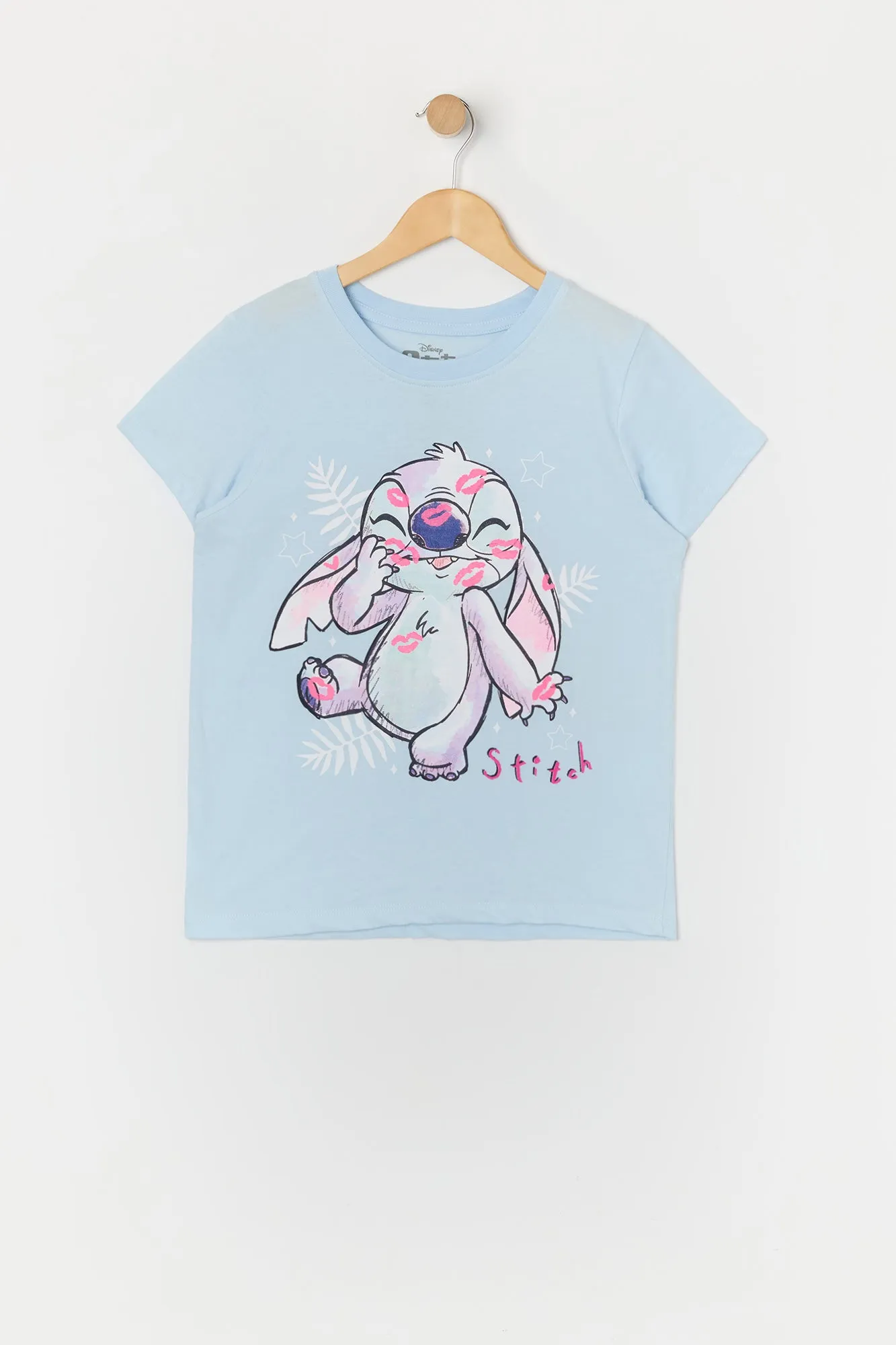 T-shirt à imprimé Stitch Kisses pour fille sold by Urban Planet