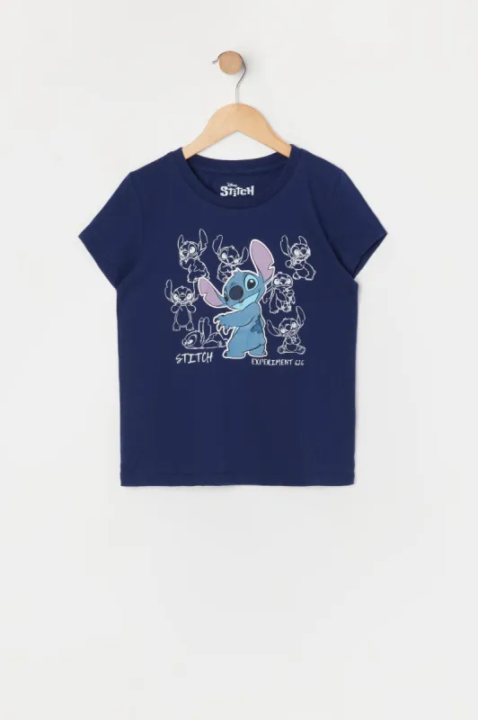 Girls Stitch Graphic T-Shirt sold by Urban Planet