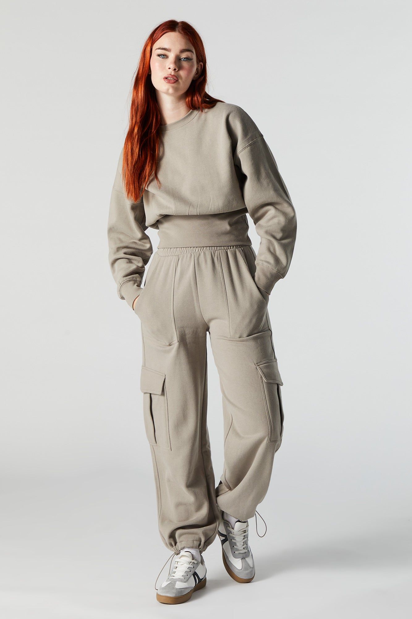 Fleece Crewneck Sweatshirt sold by Urban Planet product image thumbnail 3