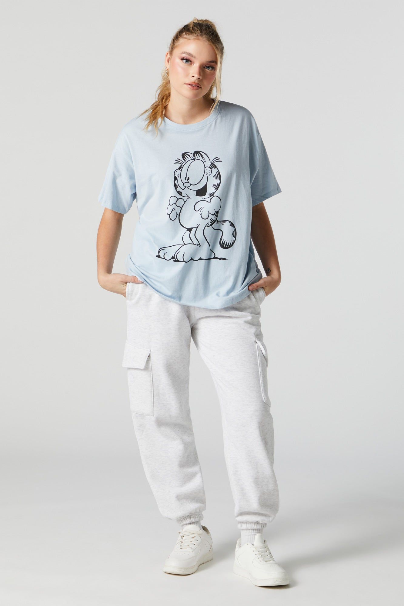 Garfield Graphic Boyfriend T-Shirt sold by Urban Planet product image thumbnail 3