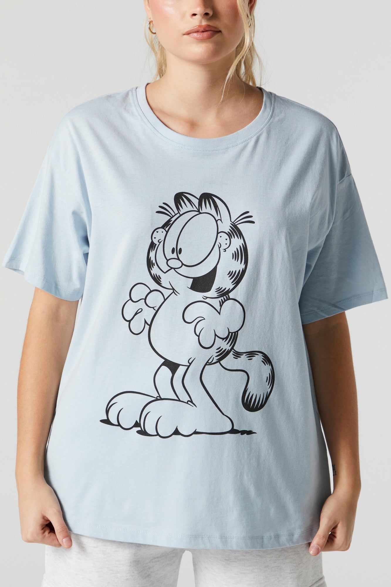 Garfield Graphic Boyfriend T-Shirt sold by Urban Planet