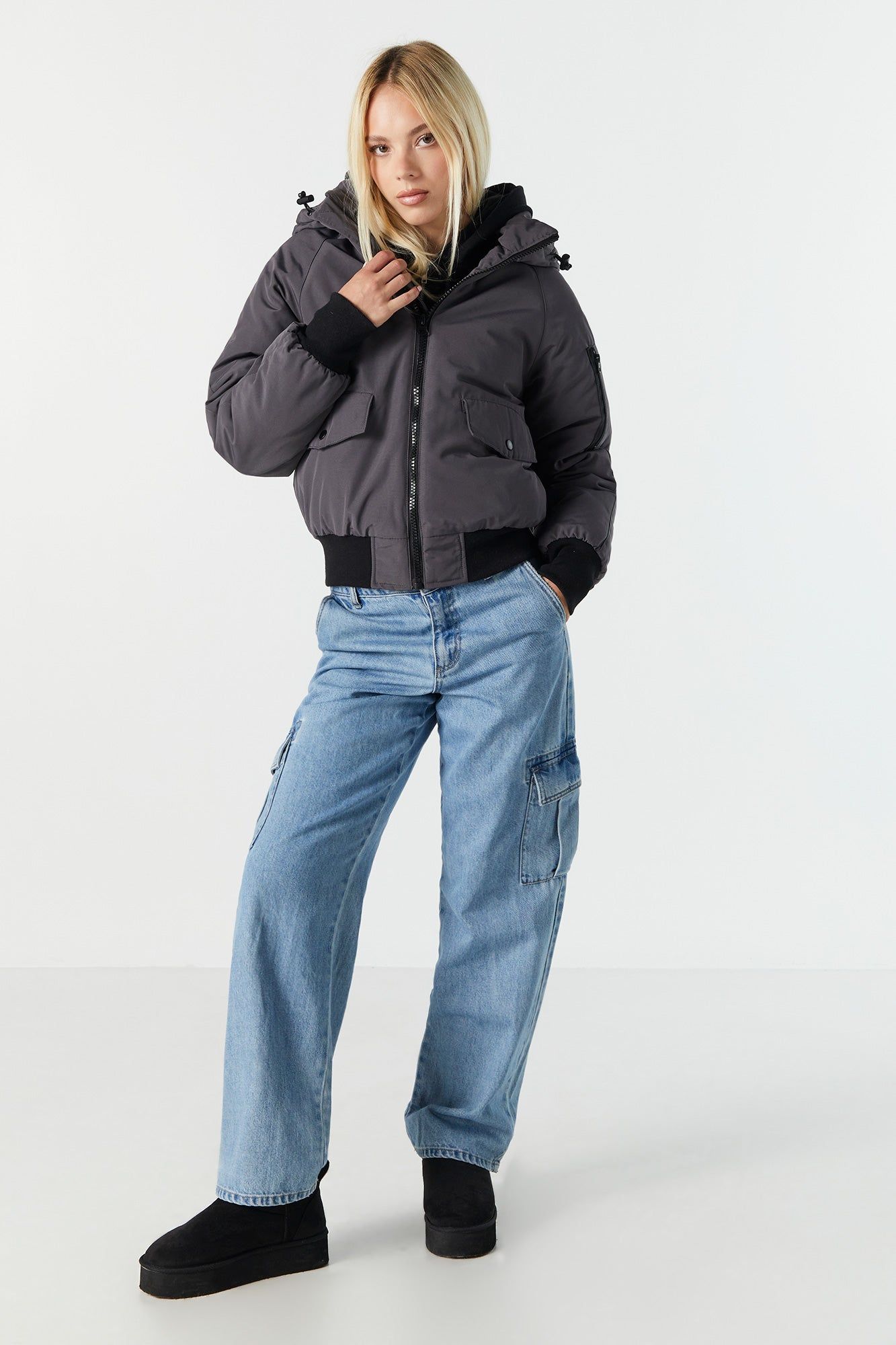 Parka Puffer Jacket sold by Urban Planet product image thumbnail 3