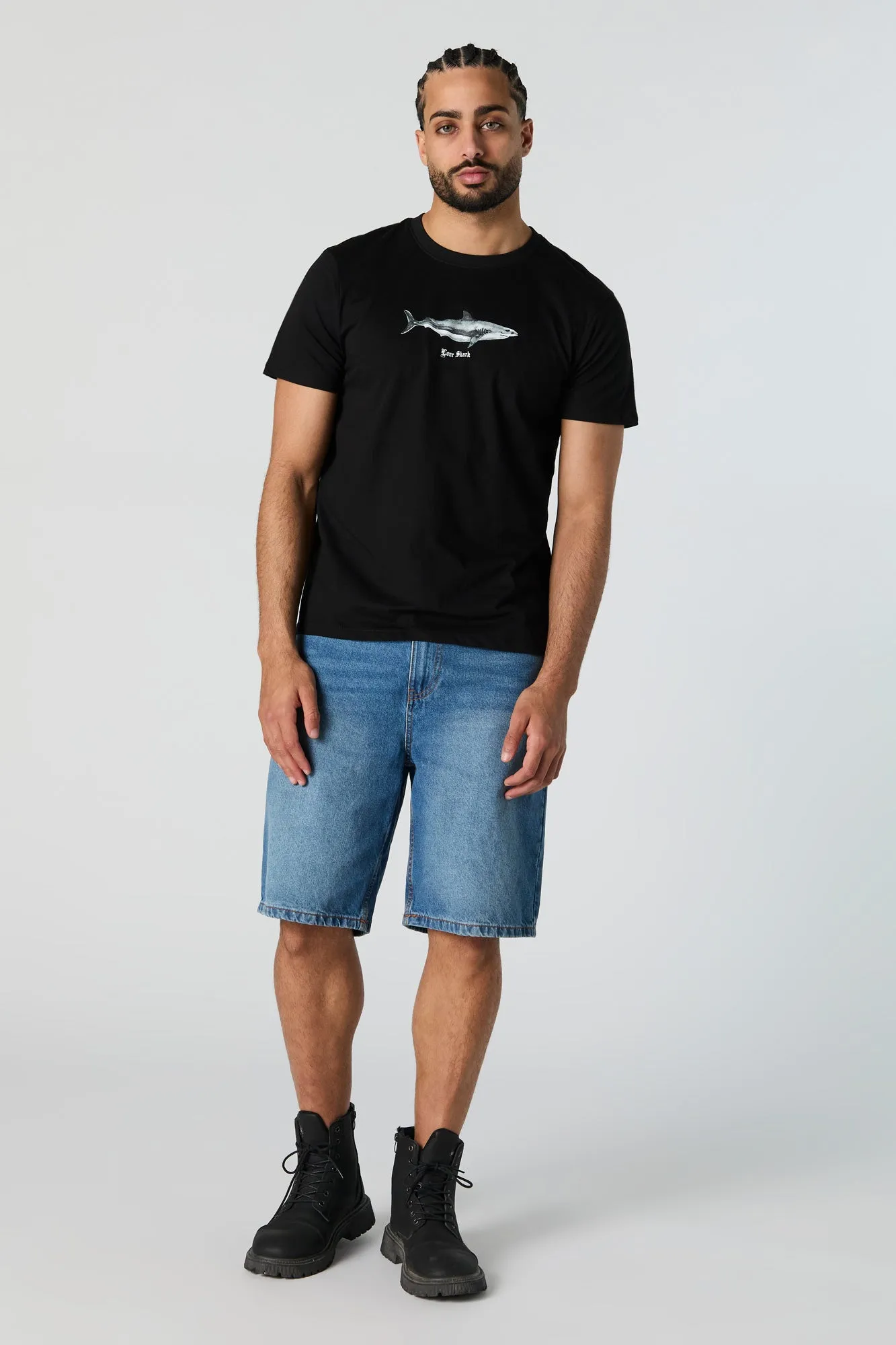 Lone Shark Graphic T-Shirt sold by Urban Planet product image thumbnail 2