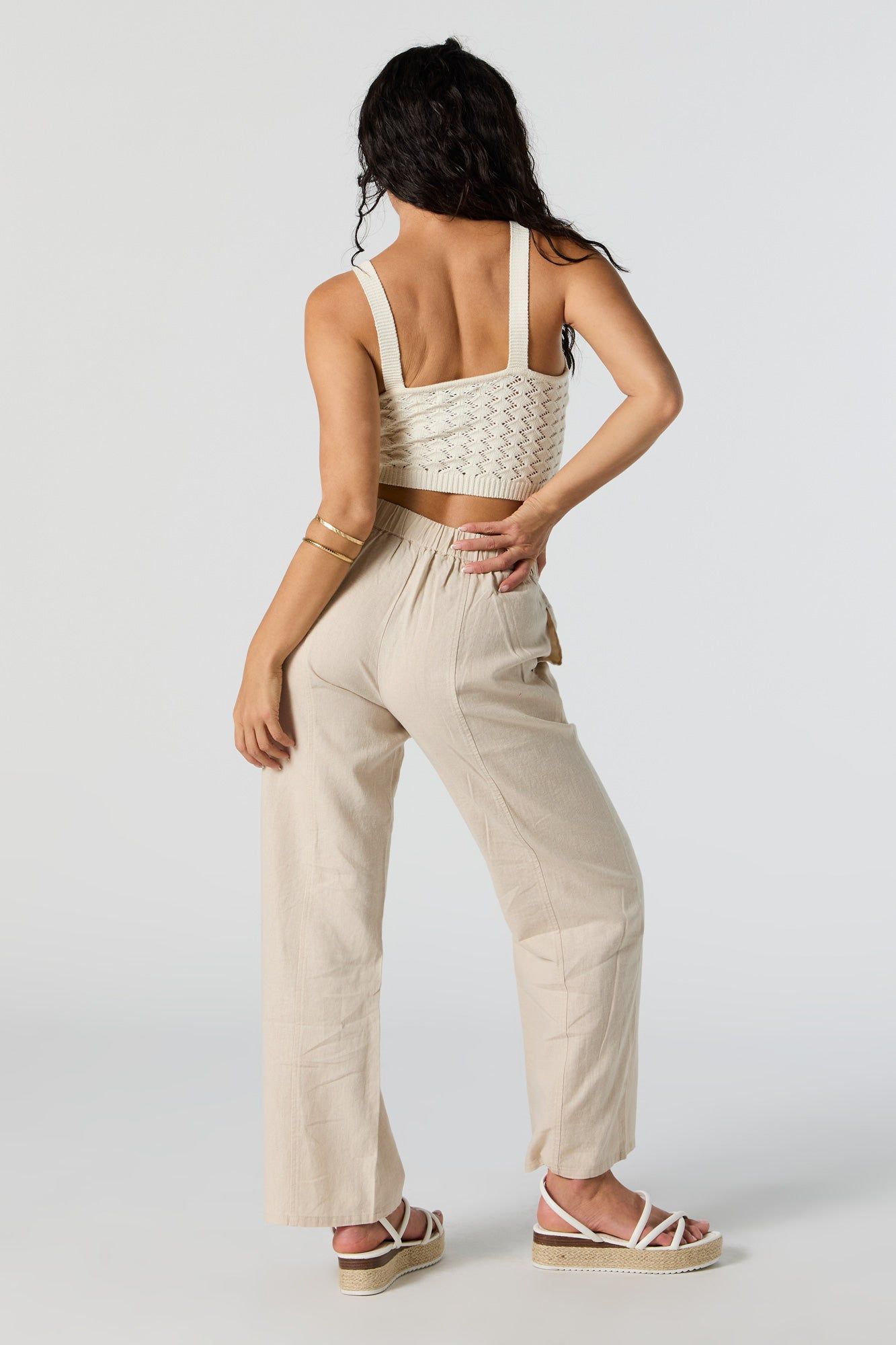 Pantalon en lin sold by Urban Planet product image thumbnail 2