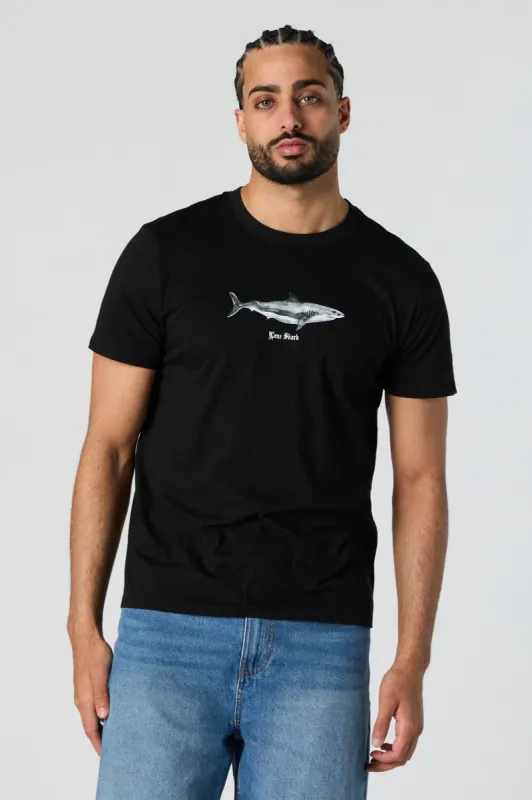 Lone Shark Graphic T-Shirt sold by Urban Planet