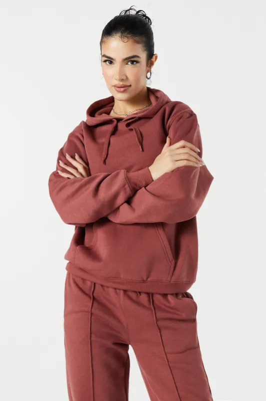 Coloured Fleece Oversized Hoodie sold by Urban Planet