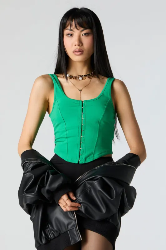 Scoop Neck Hook and Eye Tank sold by Urban Planet