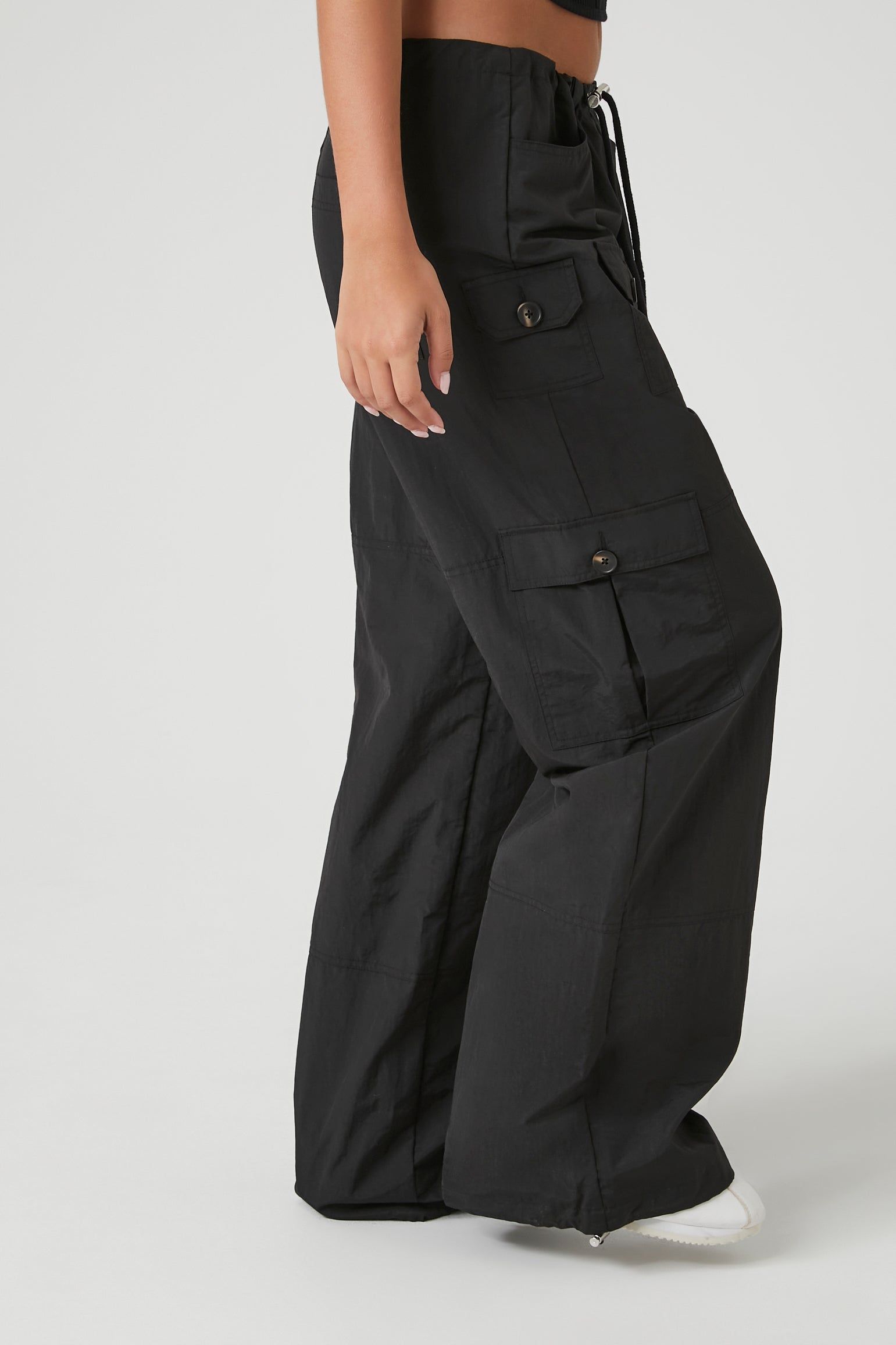Mid Rise Drawstring Cargo Pant sold by Urban Planet product image thumbnail 3