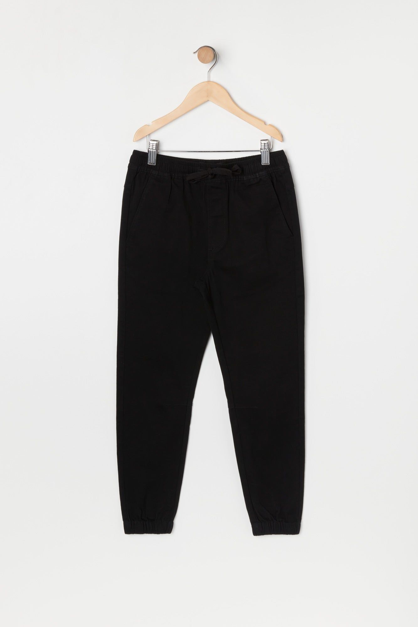 Boys Slim Solid Jogger sold by Urban Planet
