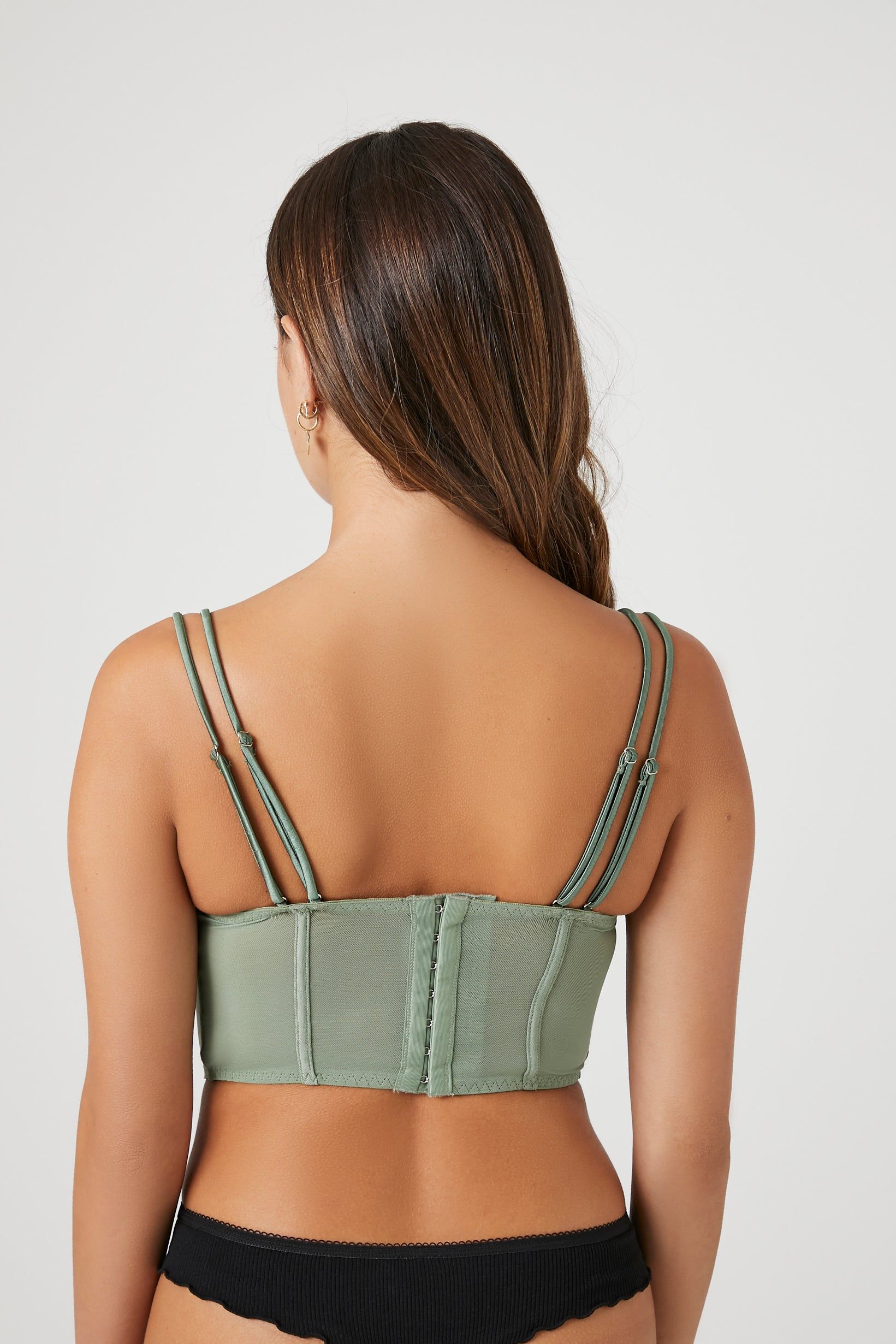 Cropped Mesh Corset Top sold by Urban Planet product image thumbnail 2