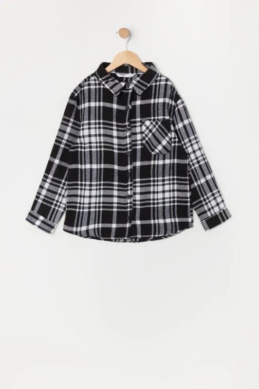 Girls Plaid Flannel sold by Urban Planet