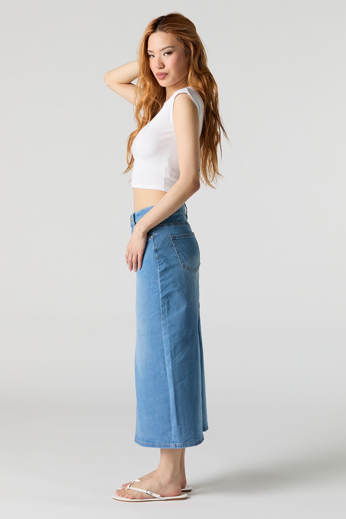 Denim Maxi Skirt sold by Urban Planet product image thumbnail 5