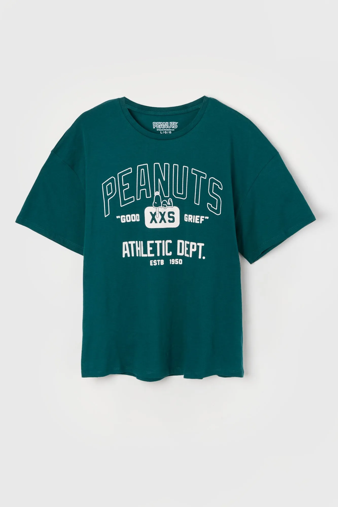 Peanuts Athletic Dept Graphic Boyfriend T-Shirt sold by Urban Planet product image thumbnail 4